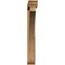 Ekena Millwork Thorton Traditional Rough Sawn Bracket w/ Offset Brace, Western Red Cedar, 6"W x 46"D x 46"H BKT0604X46X46THR01RWR - alternate 3